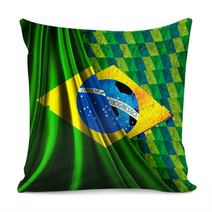 Creative Football Design. Pillow Cover