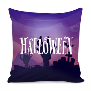 Halloween Graveyard Pillow Cover