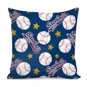 Retro Baseball Pillow Cover