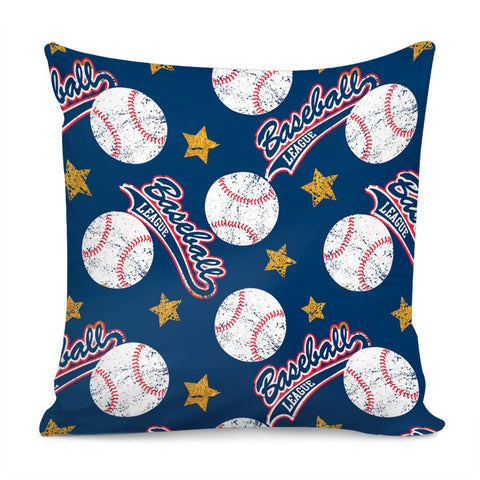 Image of Retro Baseball Pillow Cover