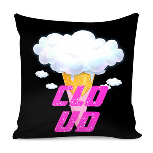 Ice Cream Cloud Pillow Cover