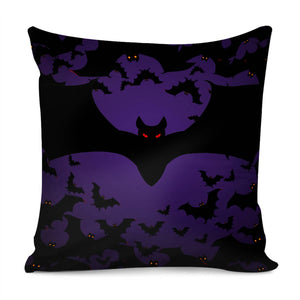 Bats In The Night Pillow Cover