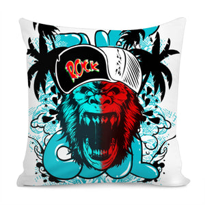 Rock Gorilla Pillow Cover