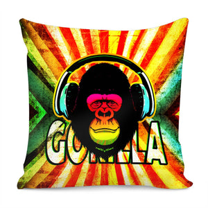 Rock Gorilla Pillow Cover