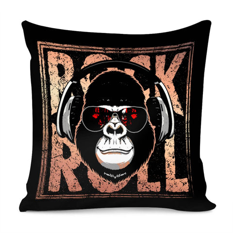 Image of Cool Rock Gorilla Pillow Cover