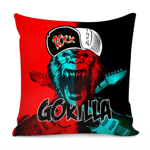 Image of Howling Rock Gorilla Pillow Cover