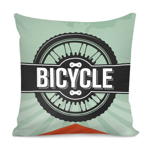 Bicycle Pillow Cover