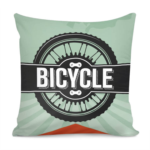 Image of Bicycle Pillow Cover