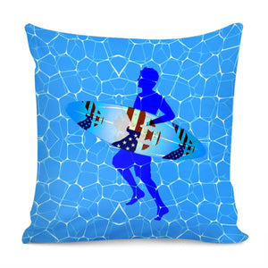 Surfer Pillow Cover