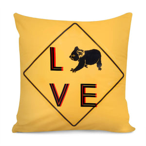 Love &Amp; Koala Pillow Cover