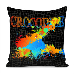 Creative Crocodile Design Pillow Cover