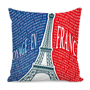 The Twisted Eiffel Tower Pillow Cover