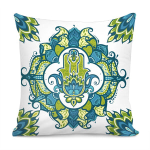 Lotus Design Pillow Cover