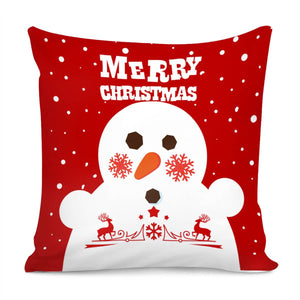 Christmas Snowmen Pillow Cover