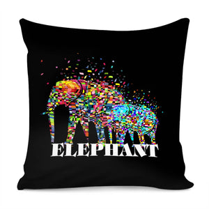 Elephant Mom & Baby Pillow Cover