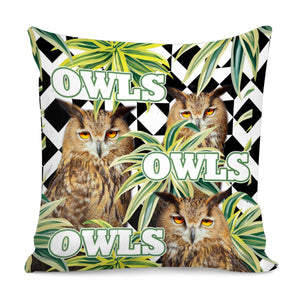 Owls Owls Owls Pillow Cover