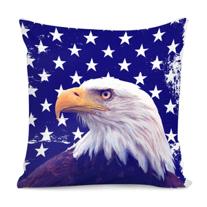 Eagle And Stars Pillow Cover