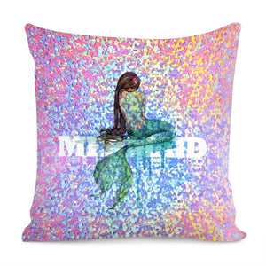 The Dreaming Mermaid. Pillow Cover