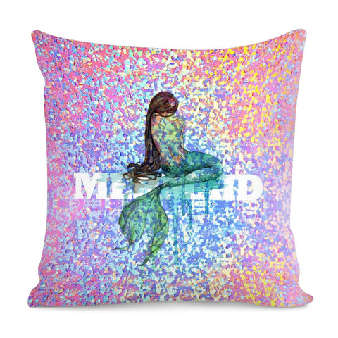 Image of The Dreaming Mermaid. Pillow Cover