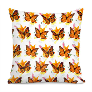 Monarch Butterflies Pillow Cover