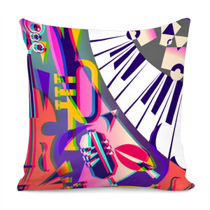 Cool Piano Keys Pillow Cover