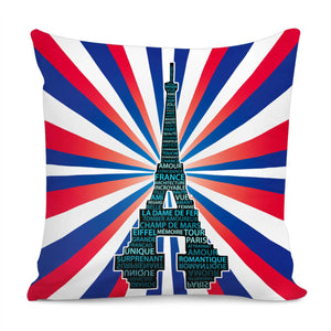 Eiffel Tower Pillow Cover