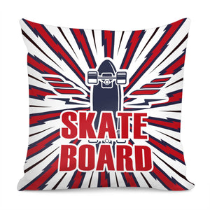 Creative Skateboard Pillow Cover