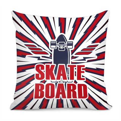 Image of Creative Skateboard Pillow Cover