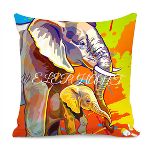 Elephant Pillow Cover