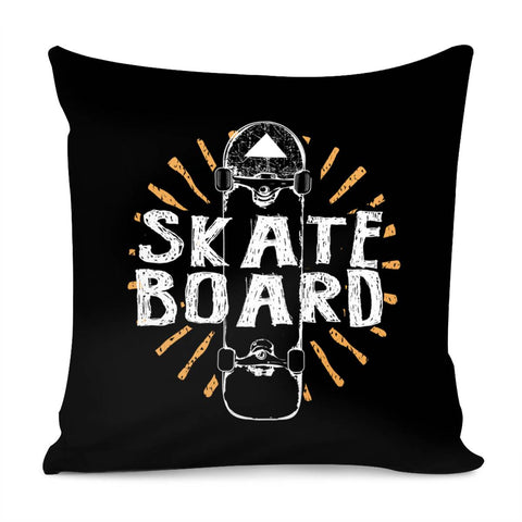 Image of Cool Skateboard Pillow Cover