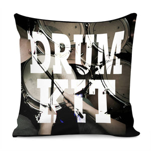 Drum Kit Pic Pillow Cover