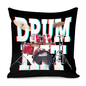 Red Drum Kit Pillow Cover