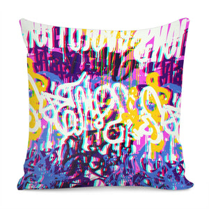 Graffiti Pillow Cover