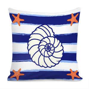 Nautilus Shell Pillow Cover