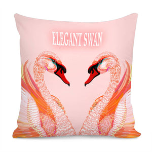 Swan Pillow Cover