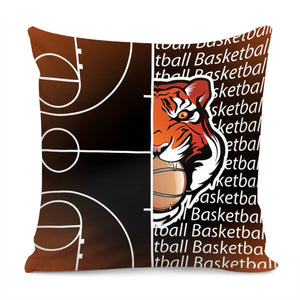 Basketball Theme Pillow Cover
