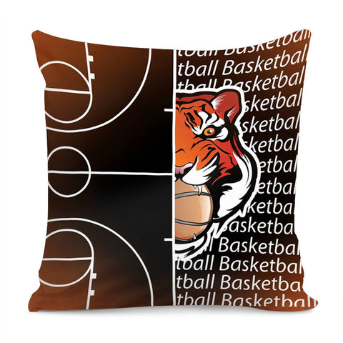Image of Basketball Theme Pillow Cover