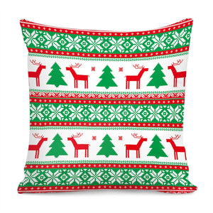 Christmas Elks Pillow Cover