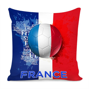 French Football Team Pillow Cover