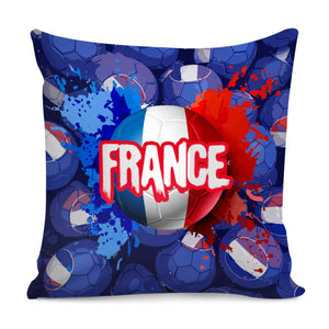 French Football Honor Pillow Cover