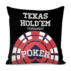 Casino Chip Pillow Cover