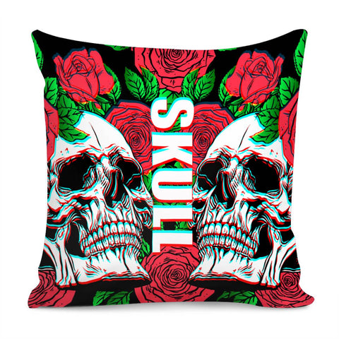 Image of Skull Pillow Cover