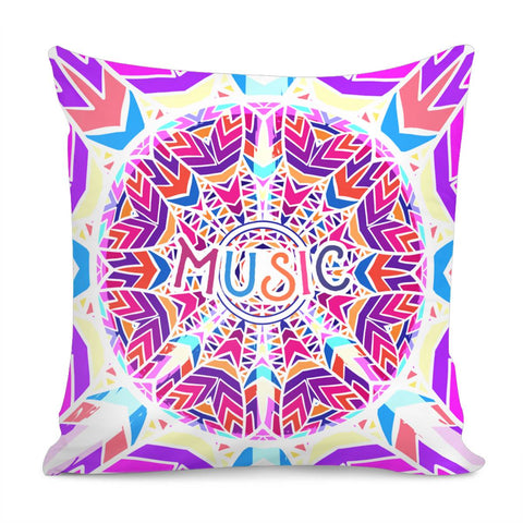 Image of Compact Disc Illustration Pillow Cover