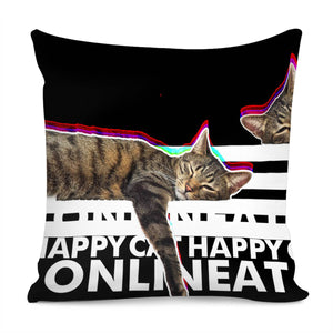 Sleeping Cat Pillow Cover