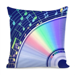 Creative Compact Disc Design Pillow Cover