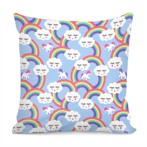 Unicorn And Clouds Pillow Cover