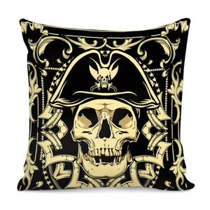 Pirate Skull Pillow Cover