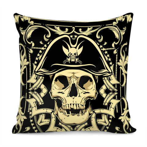 Image of Pirate Skull Pillow Cover