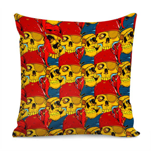 Pirate Skull Pillow Cover