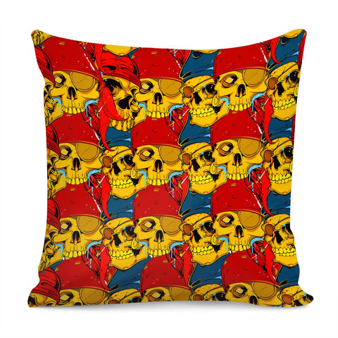 Image of Pirate Skull Pillow Cover